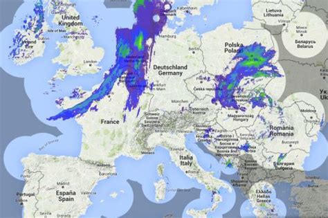pocasi evropa radar